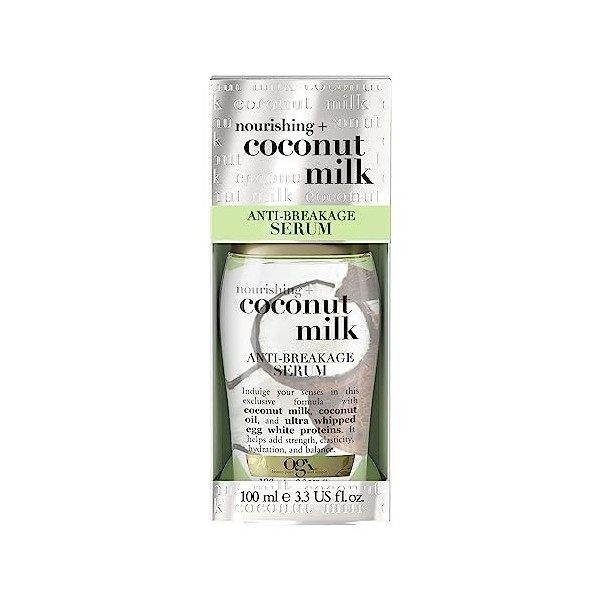 OGX Sérum cheveux secs au lait de coco et à lhuile 100 ml