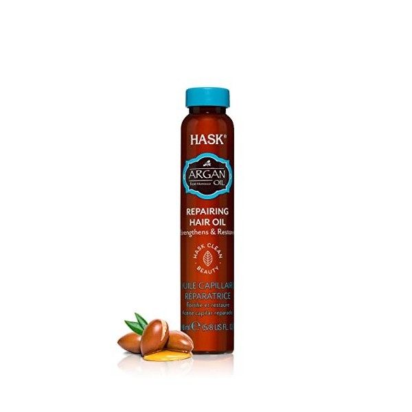 HASK Argan Oil Repairing SHINE Oil, 0.62 oz