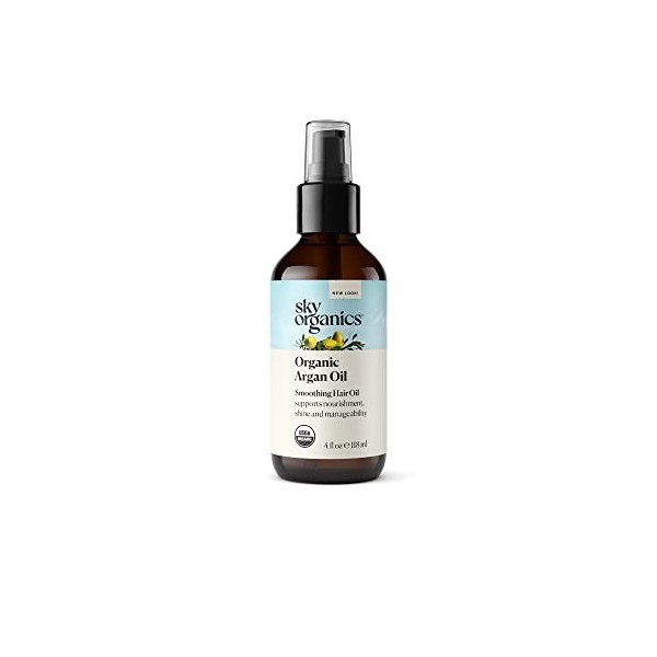 Sky Organics Sky Organics meilleure marocaine Huile dArgan: non raffiné, 100% pure, pressée à froid, lhuile dArgan Bio Du 