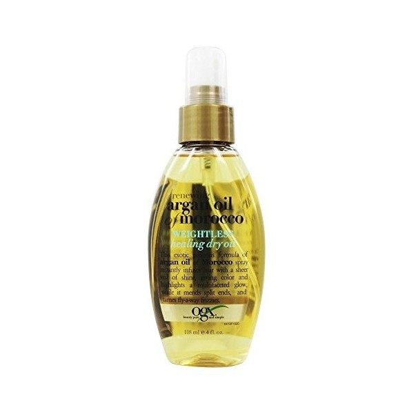 Organix: Renewing Moroccan Argan Oil, Weightless Healing Dry Oil, 4 oz by Organix English Manual 