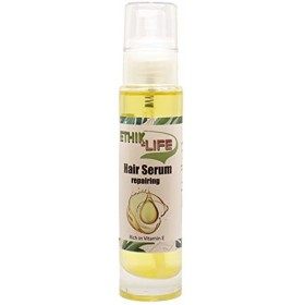 Ethik-Life - Sérum capillaire réparateur à l’huile d’argan bio et huile de figue de Barbarie - 50 ml