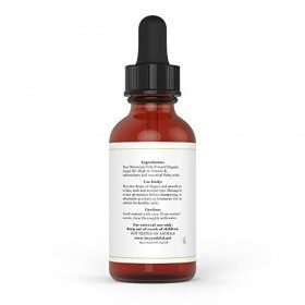 Huile d’Argan 100 ml – 100% pure huile organique marocaine pressée à froid pour le visage, les cheveux, la peau, les ongles –