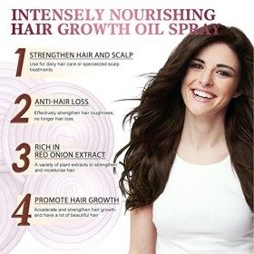 Sérum De Croissance Des Cheveux | 30ml Spray Épaississant Pour Cheveux À Loignon, Huile De Croissance Des Cheveux, Produits 