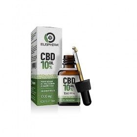 EUSPHERA - Huile de CBD 10% Pure Made in Italy - Naturelle - 10 ml