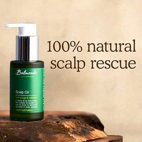 Balmonds Traitement Cuir Chevelu 50 millilitres huile naturel pour leczéma du cuir chevelu, le psoriasis et la dermatite séb