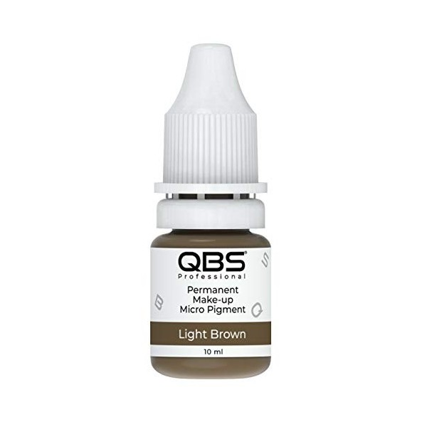 QBS Microblasing Pigments pour sourcils 10 ml | Utilisation à la machine et à la main | Choix de 9 couleurs | Produits SPMU 