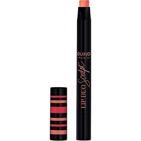 3 x Bourjois Paris Lip Duo Sculpt Lipstick - 02 Peach Shake