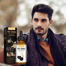 Hair Darkening Essence - Grey Hair Essence Gandoura Nutrient Anti-Greying Hair Sérums Pour Restaurer La Couleur Naturelle De 