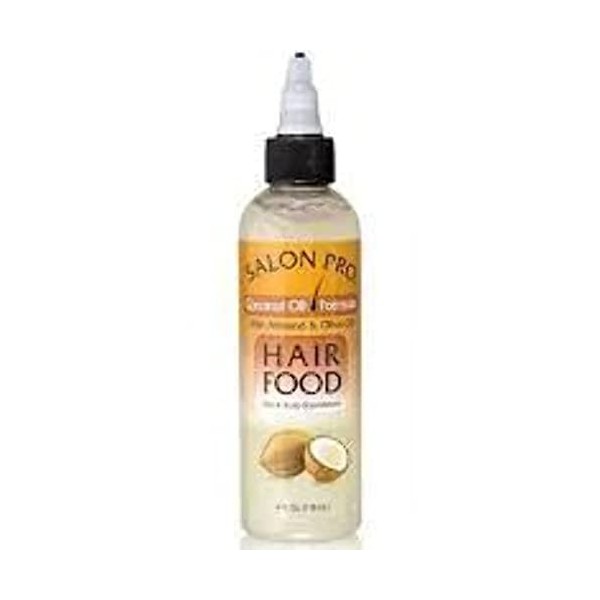 SalonPro Salon Pro alimentaire cheveux, lhuile de coco avec de lhuile damande et dolive, 4 Ounce