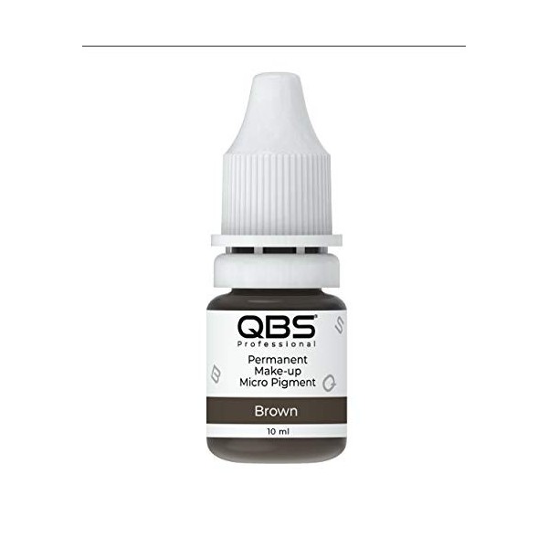 QBS Microblasing Pigments pour sourcils 10 ml | Utilisation à la machine et à la main | Choix de 9 couleurs | Produits SPMU 