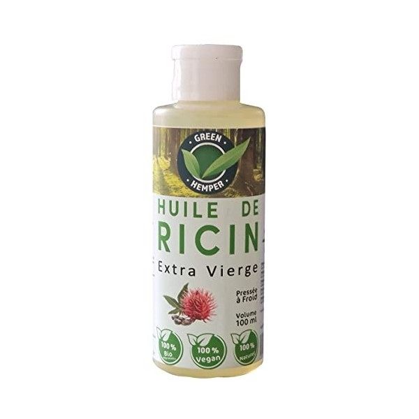 Huile de Ricin 100 % naturelle pressée à froid 100 ml