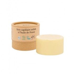 Comme Avant - Soin Capillaire Cheveux bio naturel et solide à lhuile de prune, Nourrit et Renforce la fibre capillaire, Véga