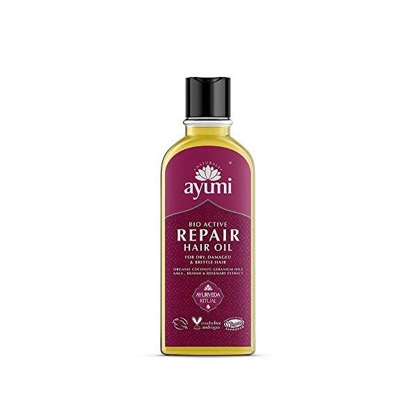 Ayumi Bio-Active Repair Hair Oil. Vegan, Cruelty-Free, Dermatologically-Tested, 1 x 150ml
