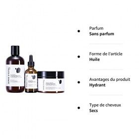 SERGE DESTEL PARIS Soin Cheveux Bouclés 550ml, Shampoing Masque Huile Disciplinant Controlant Hydrant les Cheveux Bouclés Fo