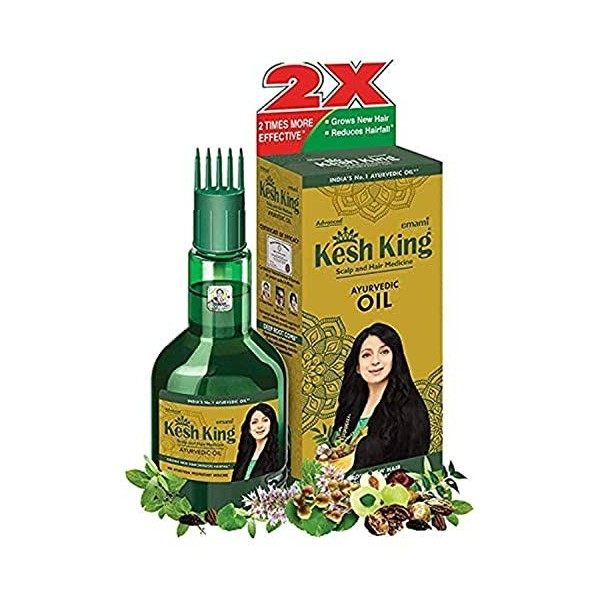 Kesh King Herbes Ayurvédique Huile Pour Cheveux Pour Pousse Des Cheveux 100 Ml