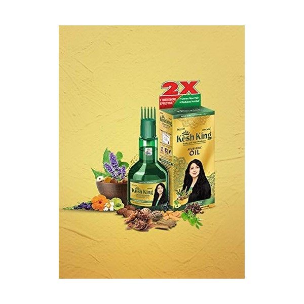 Kesh King Herbes Ayurvédique Huile Pour Cheveux Pour Pousse Des Cheveux 100 Ml