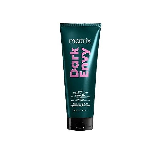 Matrix, Masque Pigmenté pour Cheveux Bruns & Bases Foncées, Colorés ou Naturels, Anti-Reflets Rouges, Dark Envy, 300ml