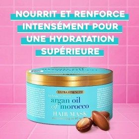 OGX Masque capillaire à lhuile dargan du Maroc pour cheveux abîmés, 300ml
