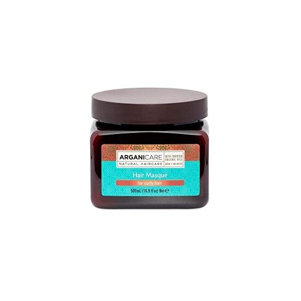 Arganicare AGN006 Masque Argan Cheveux Bouclés 500 ml