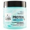 Schwarzkopf Gliss 4-en-1 Masque Protéiné au Beurre de Cacao pour Cheveux Normaux 400 ml