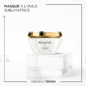 Kérastase, Elixir Ultime, Masque Brillance Nourrissant & Hydratant, pour Cheveux Secs & Ternes, Masque Elixir Ultime, 200 ml