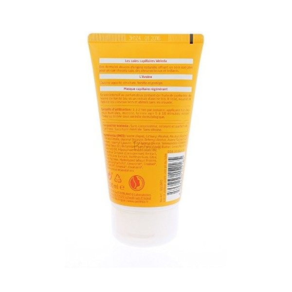 Weleda Masque capillaire régénérant à l‘Avoine cheveux secs et abîmés 150ml