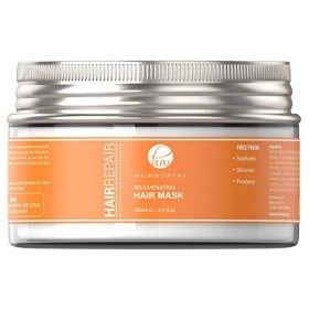 Hairworthy Hairrepair Masque capillaire rajeunissant, traitement nourrissant instantané, formule intensément revitalisante en