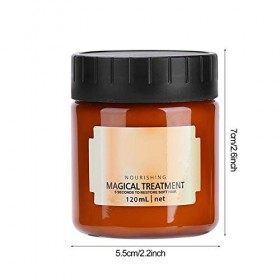Masque Capillaire Traitement 8 × 7 × 7 120 Ml Masque Capillaire Magique Traitement Nourrissant Réparation Douce Dommage Profe