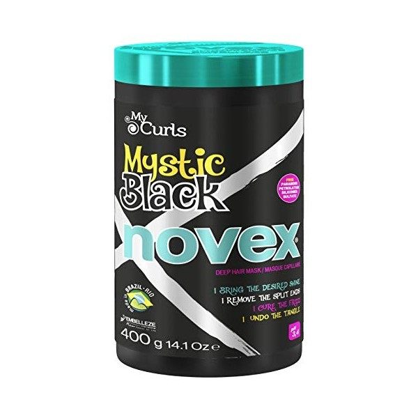 Novex Mystic Noir par Deep Masque Capillaire, 400 g