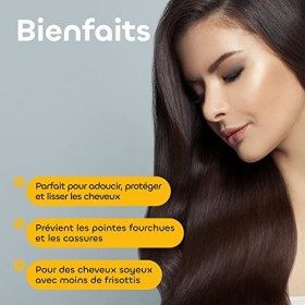 Prowess Masque Cheveux à la Kératine - 250ml - Masque Keratine Cheveux pour Adoucir et Lisser - Masque Cheveux Keratine à lH