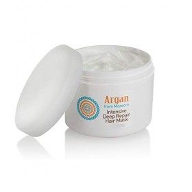 Masque pour cheveux à lhuile dargan - masque réparation intense à lhuile dargan du Maroc - revitalise les cheveux secs et
