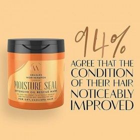 Charles Worthington Moisture Seal Intensive Oil Rescue Masque capillaire – Traitement capillaire avec formule réparatrice Ple