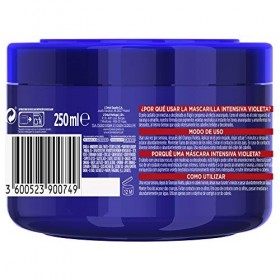 L’Oréal Paris Elvive Color Vive Mascarilla Intensiva Violeta Matizadora Para El Pelo Con Mechas, Decolorado Rubio O Gris Incl