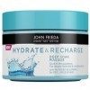 John Frieda Hydrate & Recharge Deep Soak Masque Après-shampooing à lHuile de Monoï/Kératine pour Cheveux Secs/sans Vie, 250 