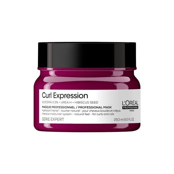 LOréal Professionnel Curl Expression Masque 250ml - masque hydratant pour cheveux bouclés et ondu