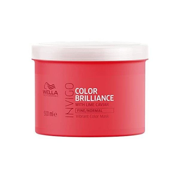 Wella Invigo Color Brilliance Vibrant Color Mask 500ml - cheveux fins/normaux