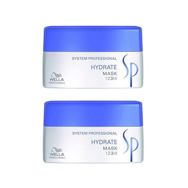 Wella SP System Professional Care Lot de 2 masques hydratants 200 ml