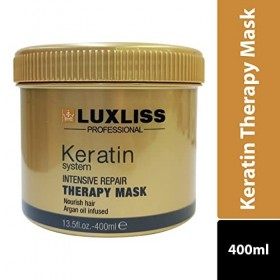 LuxLiss Professional Masque capillaire réparateur à la kératine 400 ml