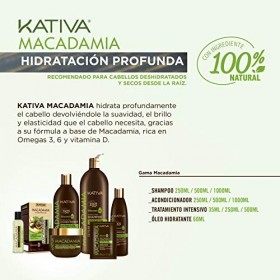 Kativa Macadamia Masque sans sel ou sulfates 500 ml