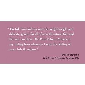 Maria Nila, Pure Volume, Masque capillaire, 250 ml, La vitamine B5 donne du volume aux cheveux fins et fins, 100% végétalien 