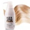 300 Ml de Kératine Brésilienne, pour le Traitement des Cheveux Chauds PURC endommagés.