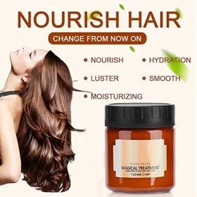 Masque de traitement capillaire magique, revitalisant professionnel pour le traitement des racines des cheveux moléculaires a