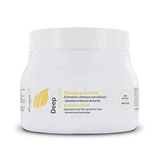 Masque Deep Keratin Nutritif LissaÔ 250ml - Kératine et beurre de karité