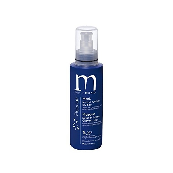 masque cheveux secs ou frises 200 ml mulato