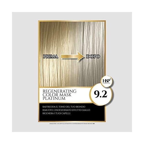 OP|BLONDE REGENERATING COLOR MASK PLATINIUM 9.2 250 ml masque capillaire ravive la couleur traitement éclairant professionnel