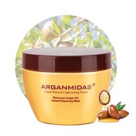 Masque capillaire naturel et intensif - Masque réparateur pour cheveux secs et abîmés - Anti-casse et repousse des cheveux - 