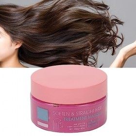 Après-shampooing, Masque Capillaire Nourrissant pour Cheveux Secs Bouclés Ondulés Abîmés