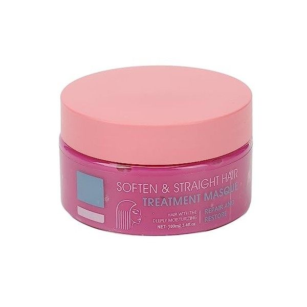 Masque Capillaire Nourrissant, Après-shampooing, Réparation Revitalisante en Profondeur Facile à Nettoyer, Ingrédients Doux, 