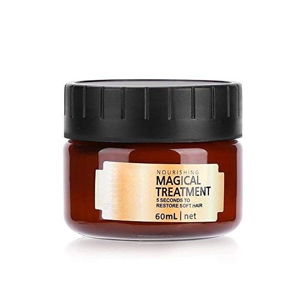 Masque de traitement capillaire de 60 ml, traitements capillaires professionnels pour cheveux secs abîmés, traitement avancé 