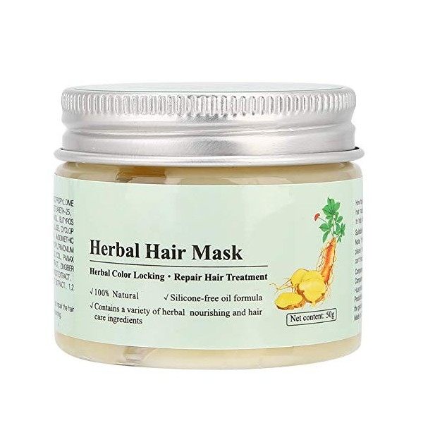 Masques capillaires pour cheveux secs abîmés, revitalisant capillaire complexe super nutritif à base de plantes, huile capill